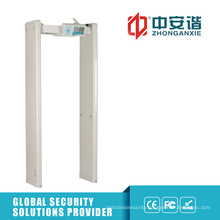 Six Zones Body Scanner Intelligent Partition PC Connection Metal Detector Walk Through up to 400 Sensitivity